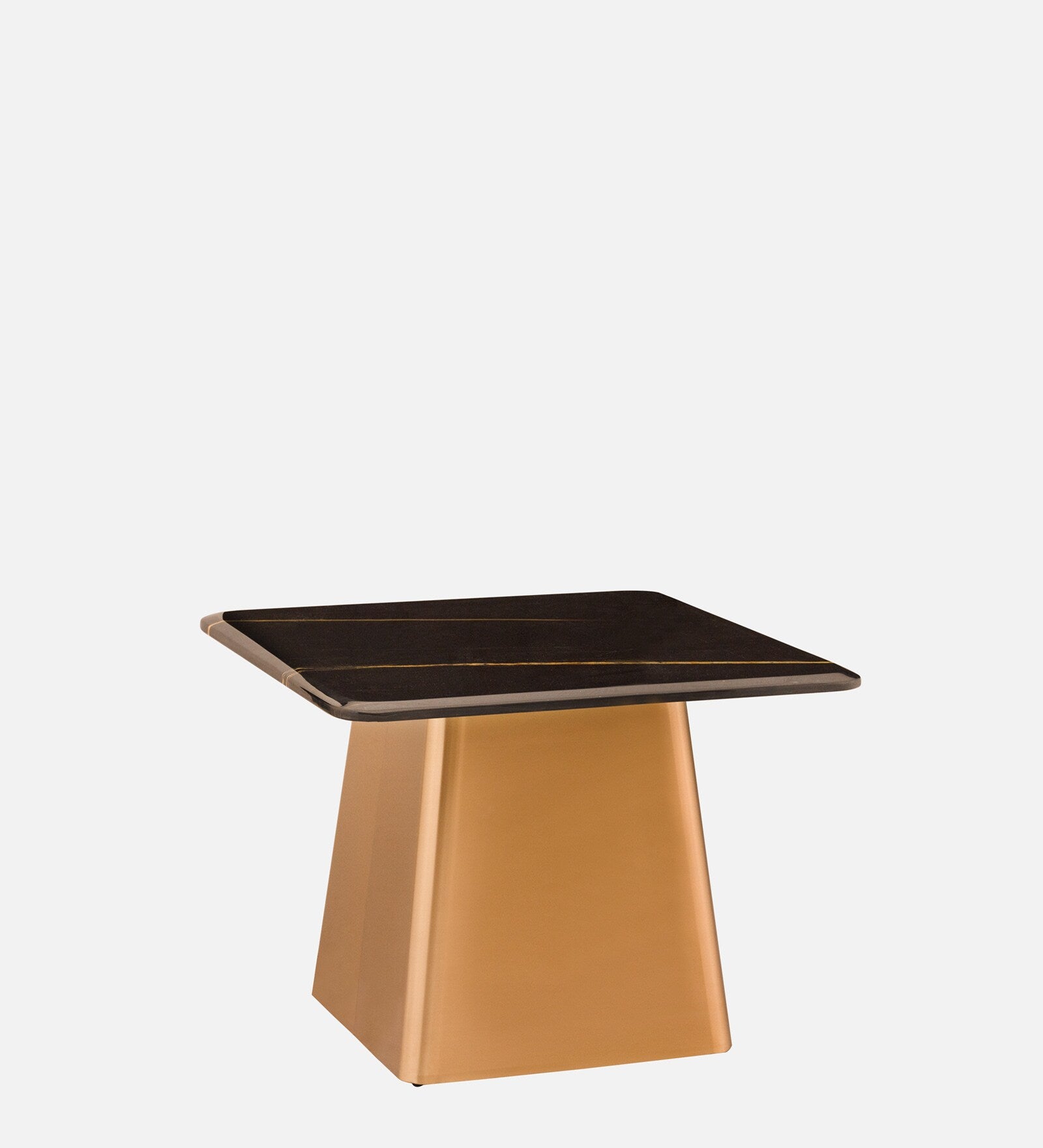 Modern Marble Nesting Center Table Set of 2 with Gold MS Metal Base | Luxury Coffee Table for Living Room, Lounge, Apartment & Designer Interiors