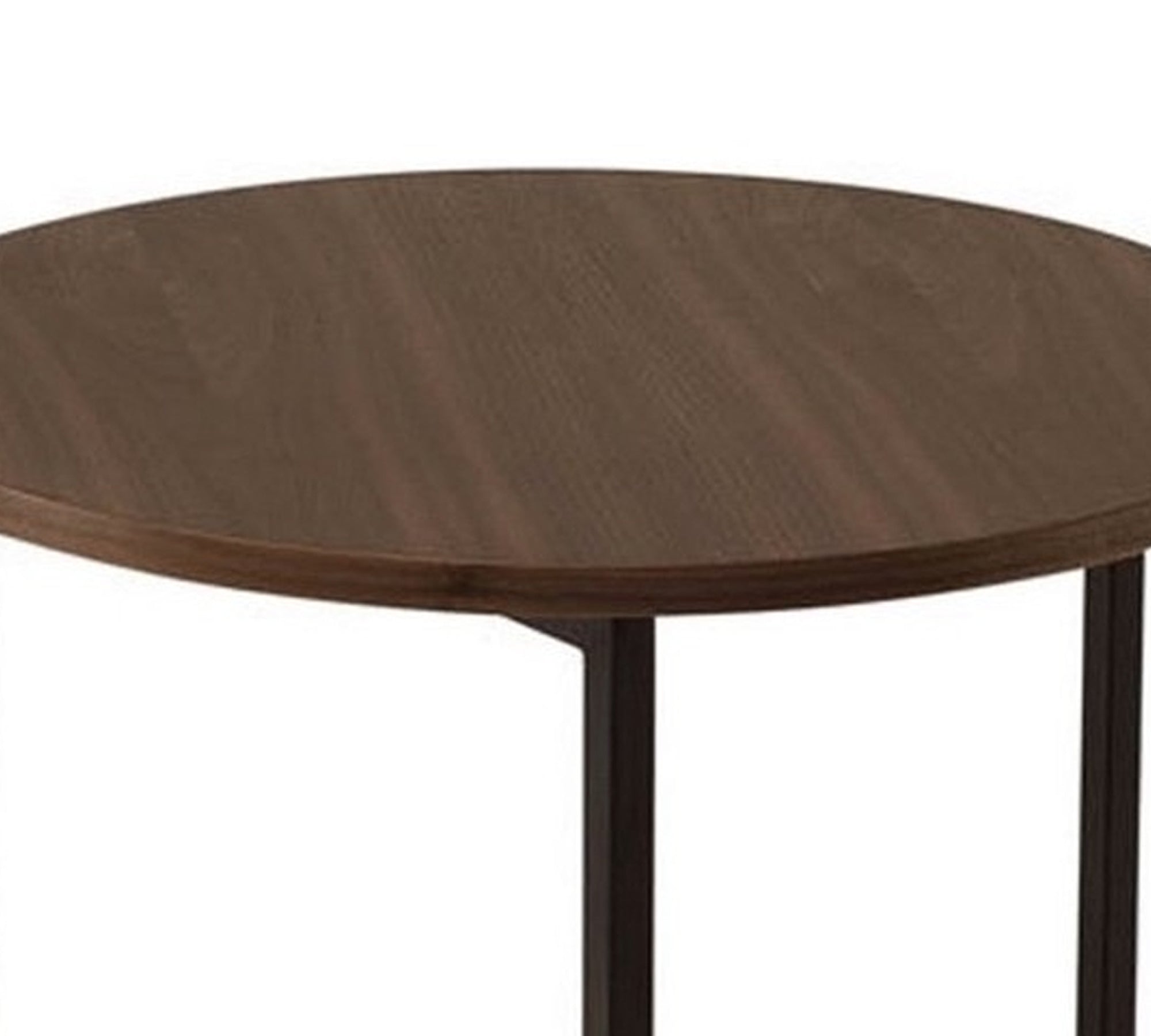 Pre-Laminate Side Table With Metal Legs Base