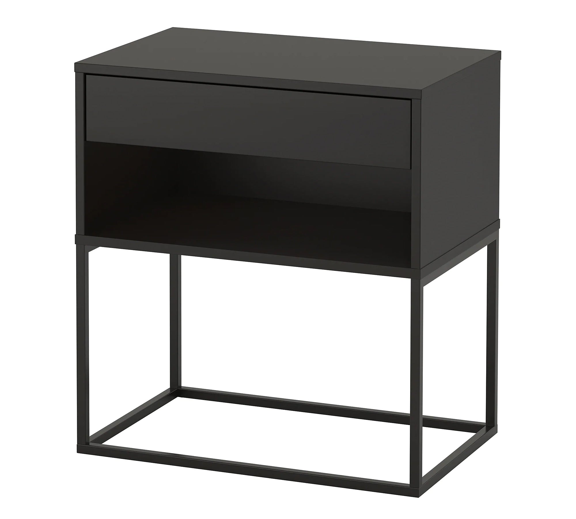 Side Table in Metal Frame