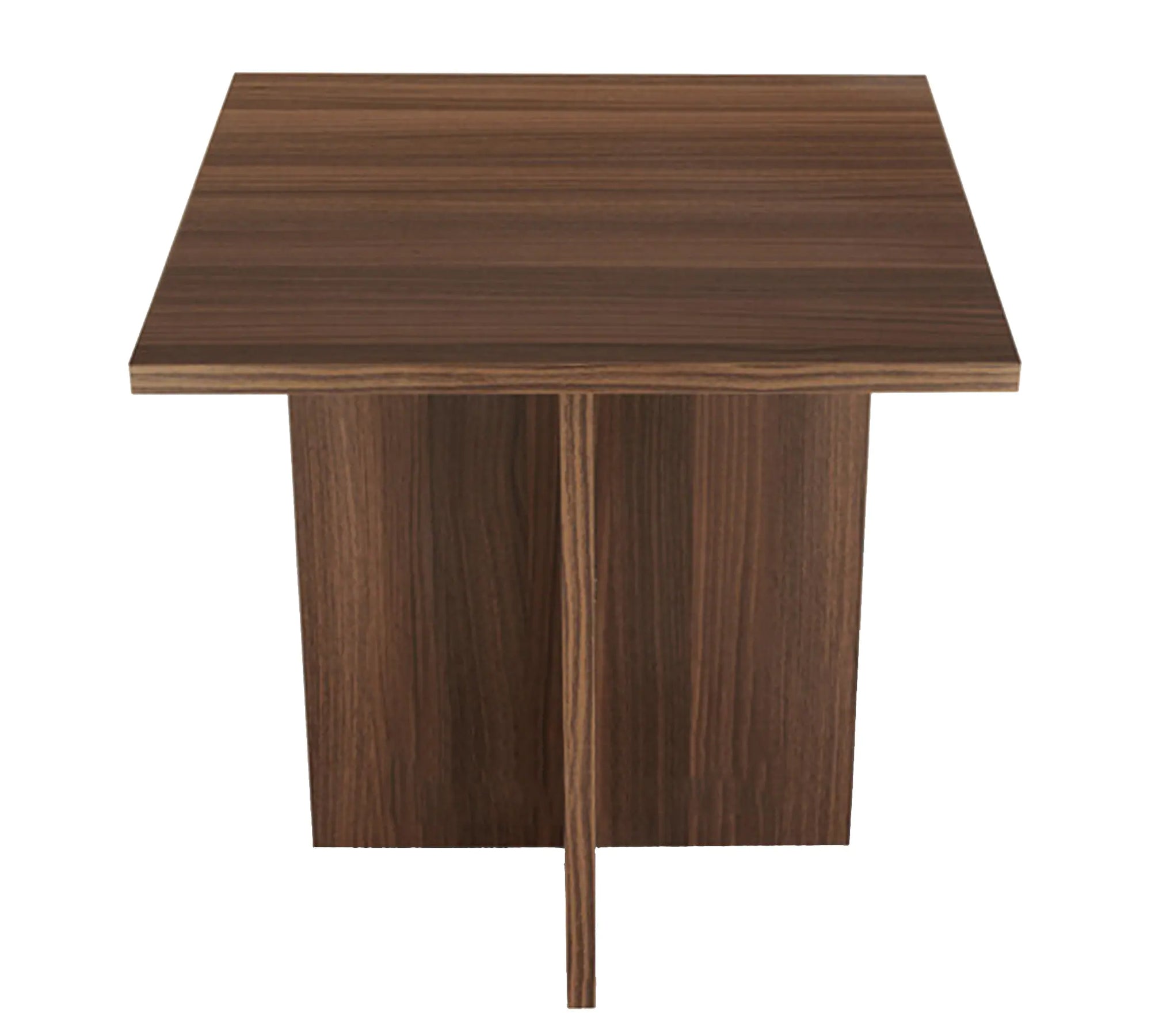 Wooden Side Table In Particle Board Frame