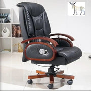Ergonomic Director Chair: Modern Design, Plyboard & Leatherette, Recliner, Height Adjustable, Fixed Armrest & Revolving for Ultimate Comfort