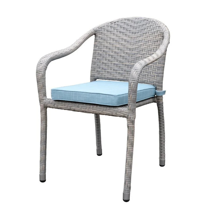 বাগানের বারান্দার জন্য বাইরের দরজার বসার টেবিল এবং চেয়ার সেট, ৪টি চেয়ার এবং ১টি টেবিল সহ টেবিল সেট আসবাবপত্র