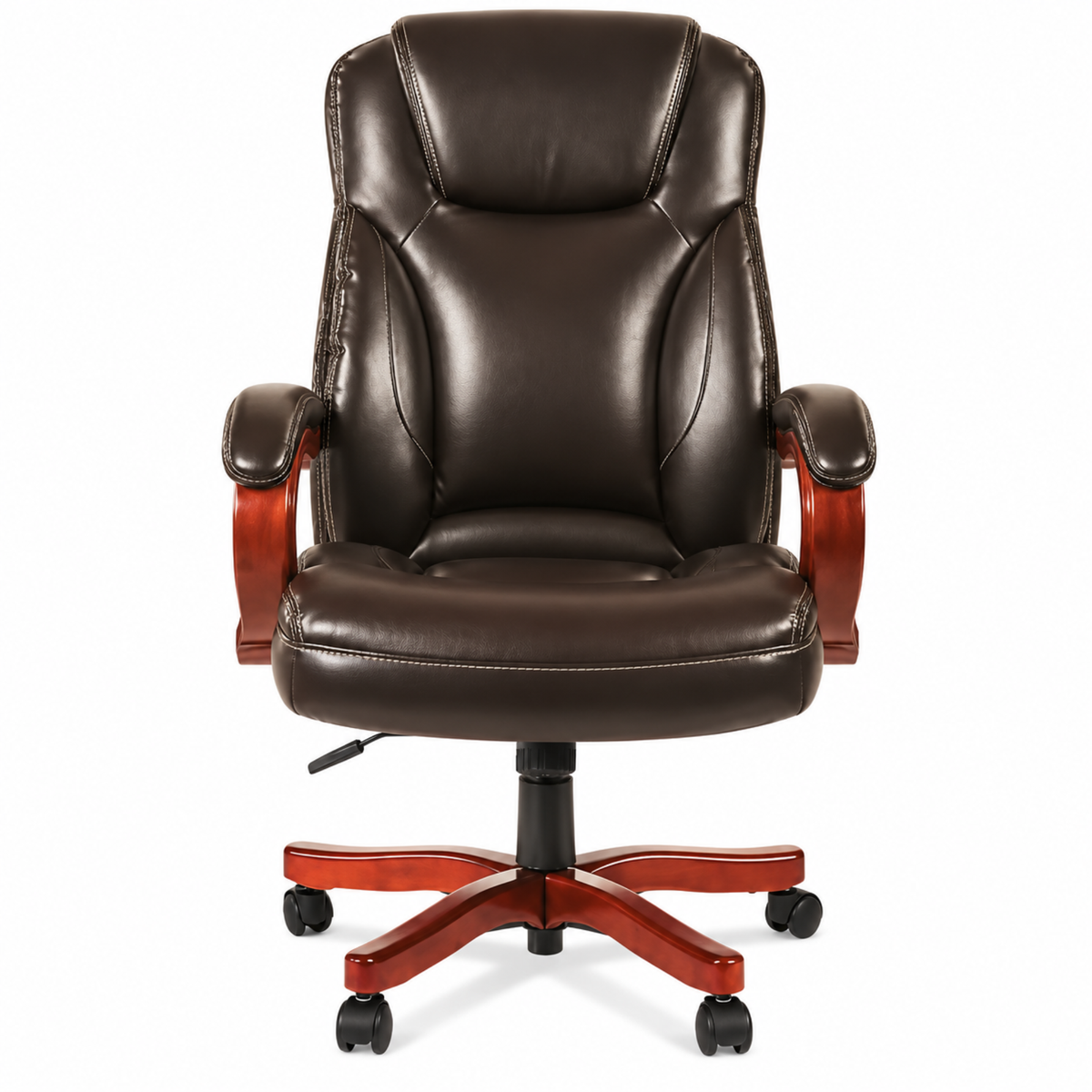 Director office Chair Made in Plyboard with Leatherette Upholstery & Armrest with Height Adjustable & Revolving Chair