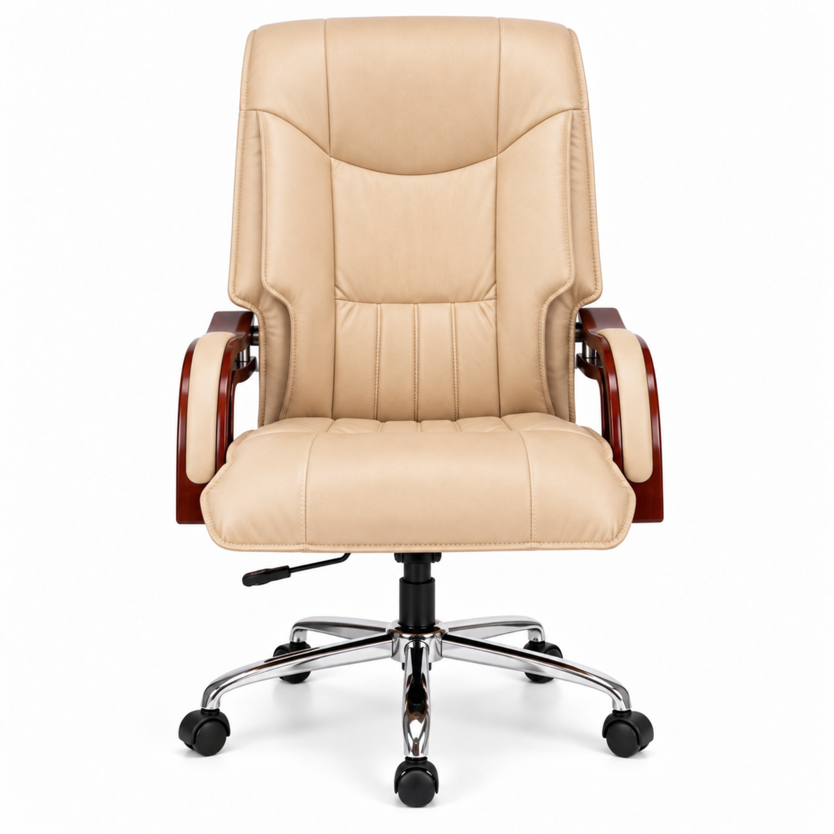 High Back Office Chair Leatherette Base