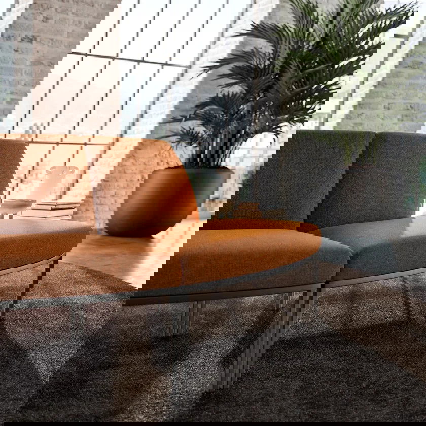 19 Seater Fabric Sofa with Metal Legs Full Customization -