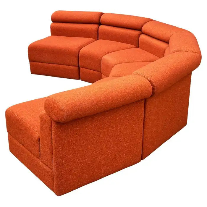 Curved Sofa Circular Design Modular Corner Sofa For Office Furniture Premium Upholstery Modern and Durable Design
