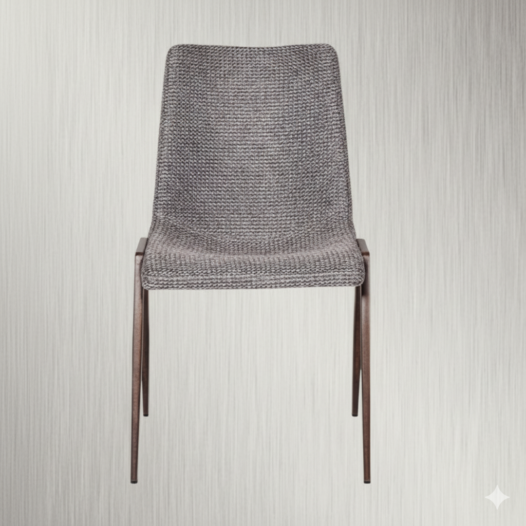 Modern Upholstered Dining Chair with Metal Legs - Stylish Home Furniture for Kitchen & Dining Room