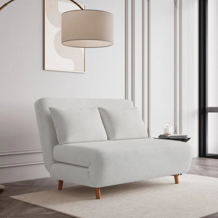 2 Seater Sofa For Home and furniture & Upholstery Fabric Modern and Durable Design for Living Room – White