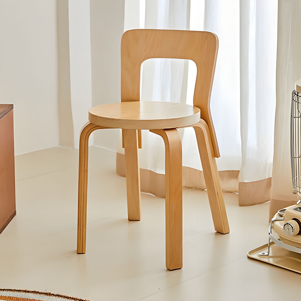 Modern Wooden Dining Chair for Home & Kitchen - Ergonomic & Durable Seating