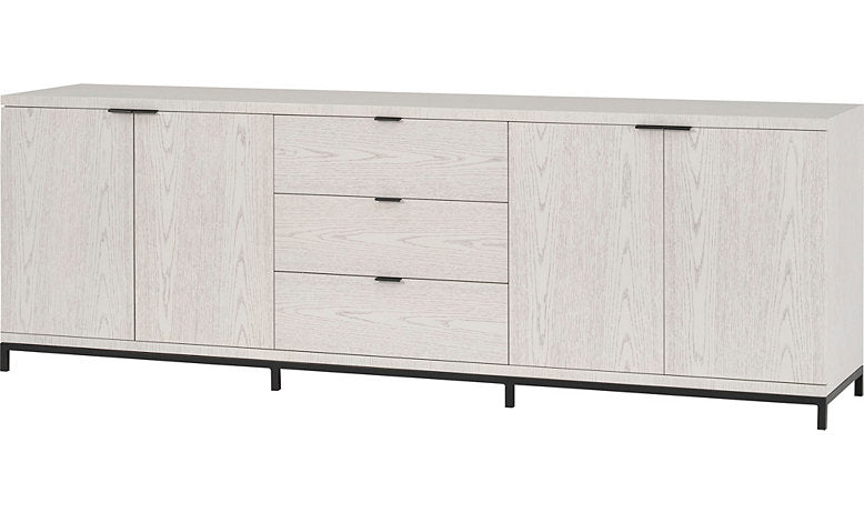 Wooden Storage Cabinet with Many-Purpose Storage, Modern Aesthetic and Smooth Doors