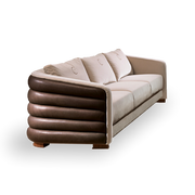 3-Seater Sofa For Home Furniture Upholstery Elegant Fabric Best Quality Fabric and Durable Quality Wood and Deluxe and Modern