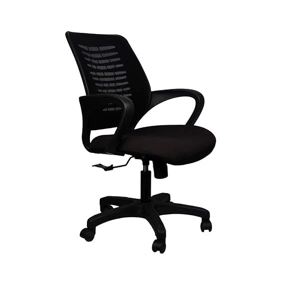 Medium Back Office Executive Mesh Chair with Nylon Wheels Base
