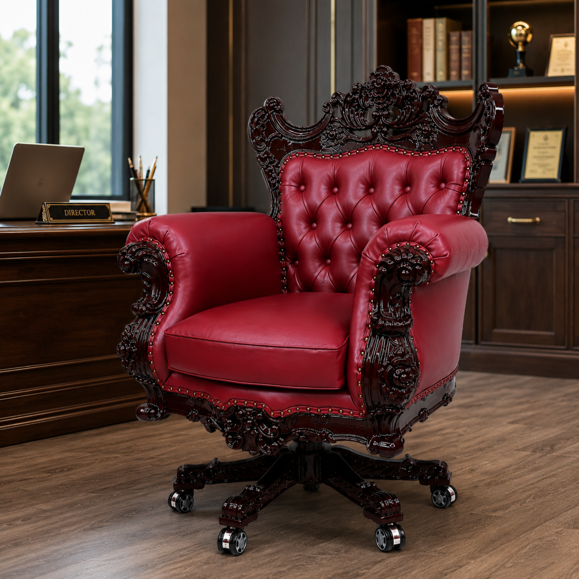 Red Director Chair Lifestyle