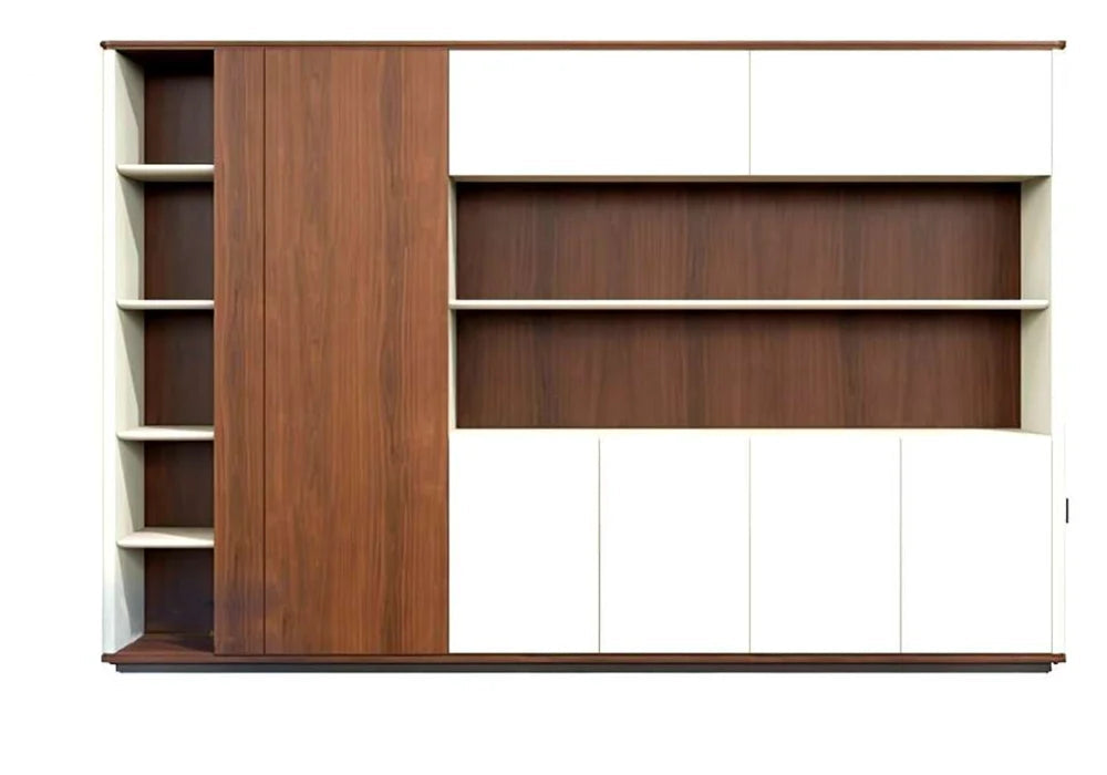 Wooden Office Storage Cabinet with Modern Wooden Design & Sleek Finish for Modern Offices