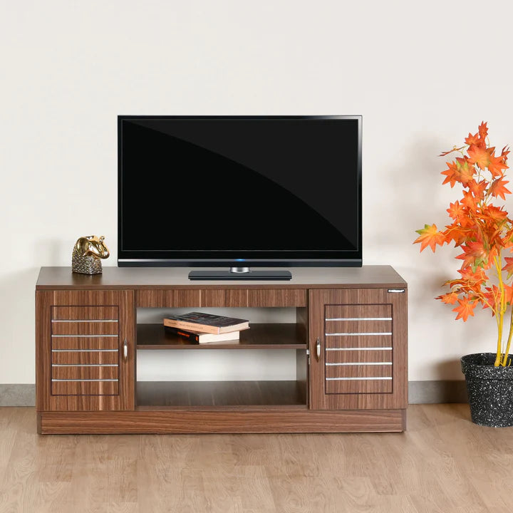 Wooden TV Wall Cabinet with Stylish finish, and Durable Design for Contemporary Living Room Décor
