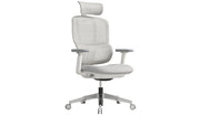 Ergonomic Mesh Office Chair with Adjustable Headrest, Lumbar Support, Swivel Base & Height Adjustable Armrests – Modern Executive Seating