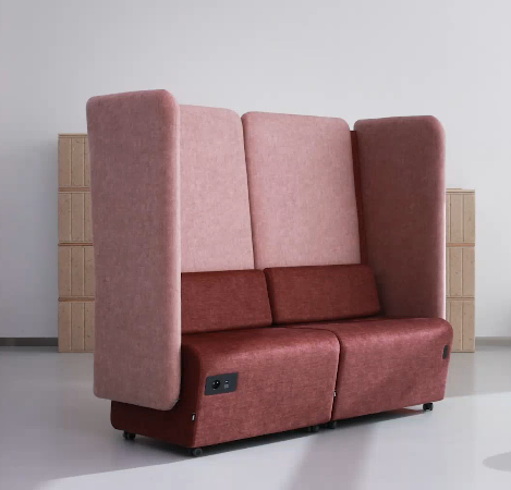 2 Seater Office Sofa and Stylish & Functional High-Back Sofa for Contemporary Office Zones