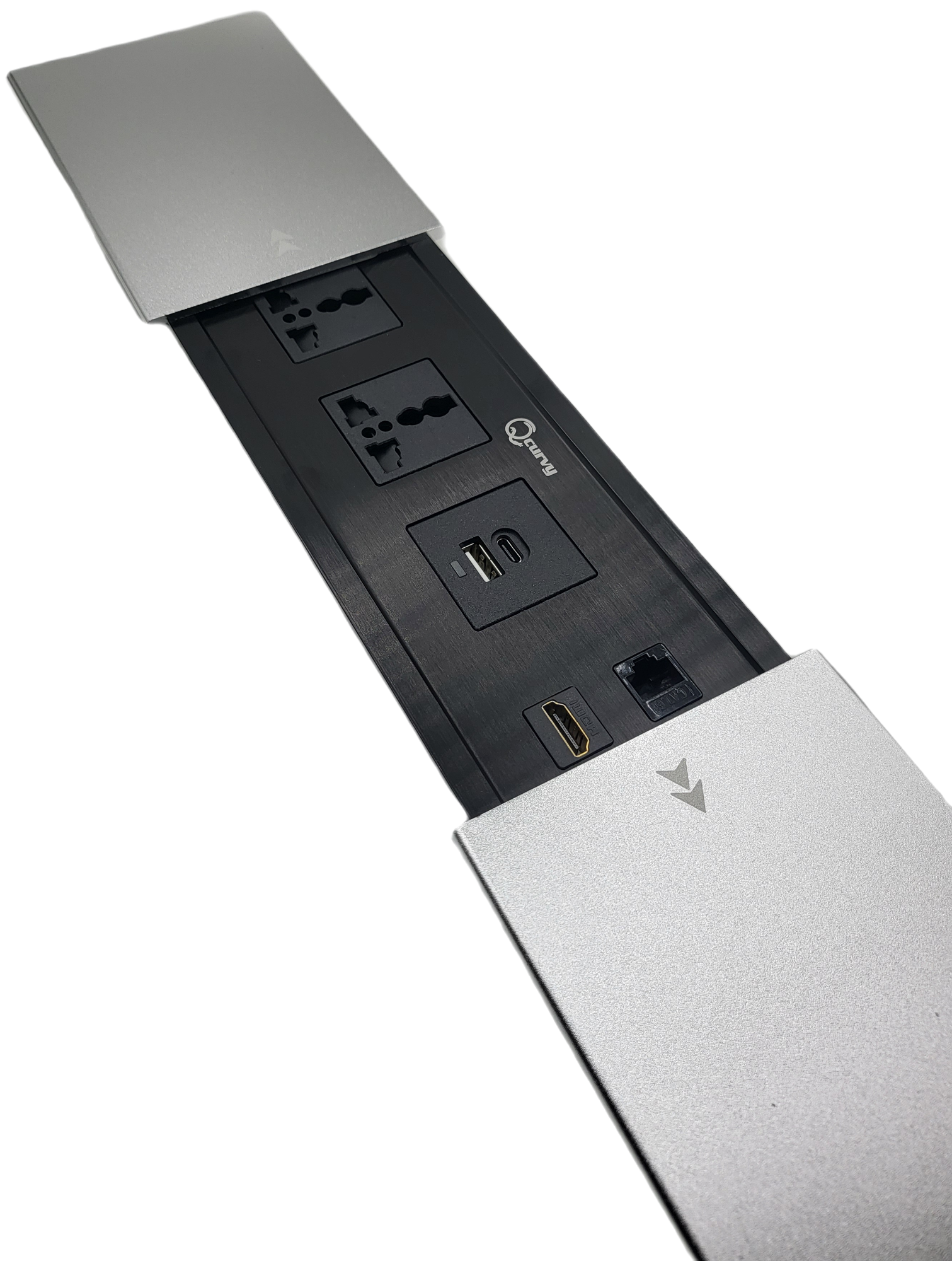 Conference Table Connectivity and Data Box Pop Up Box with HDMI, LAN and Power Ports -PUB-003