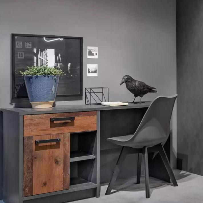 Stylish office workstation with spacious tabletop