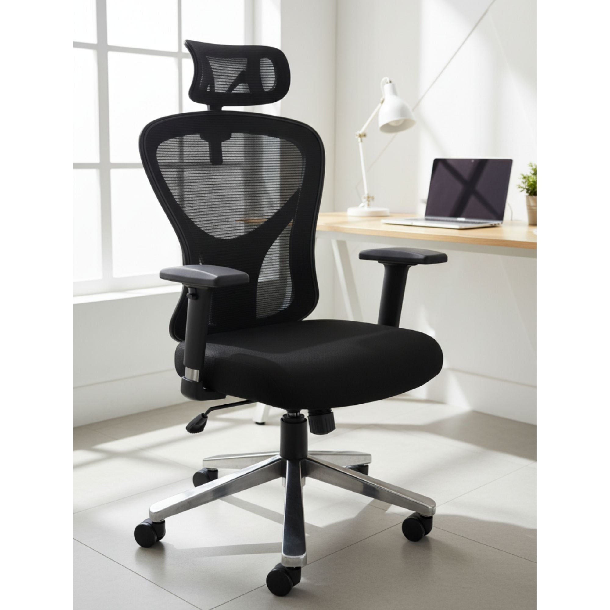 High Back Director Office Chair with Chrome Base