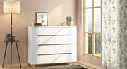 Wooden Chests Storage Cabinet Organizer Featuring Multiple Compact, Durable Drawers