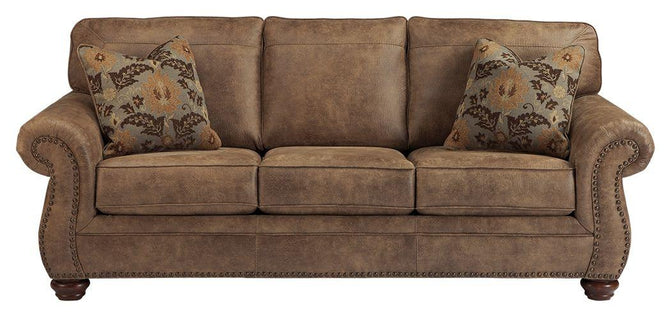 3 Seater & Sofa For Home Furniture, Upholstery Pu leatherette Premium and Durable Design For Living Room and Office- Dark Brown