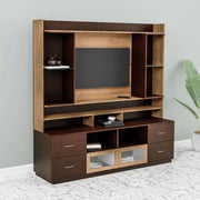 Wooden TV Wall Cabinet with Stylish finish, and Wall-Mounted Design for Modern living room Interiors