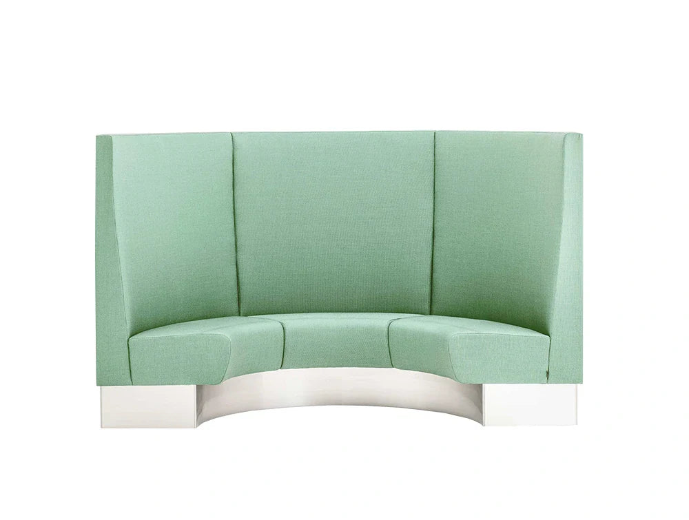 Curved Office Sofa with Simple and Contemporary Design, Perfectly Suited for Corporate Office Environments