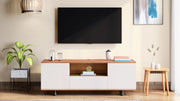 Wooden TV Wall Cabinet with Stylish finish, and Combines Strong Joints, Premium Fittings, and Smooth Edges