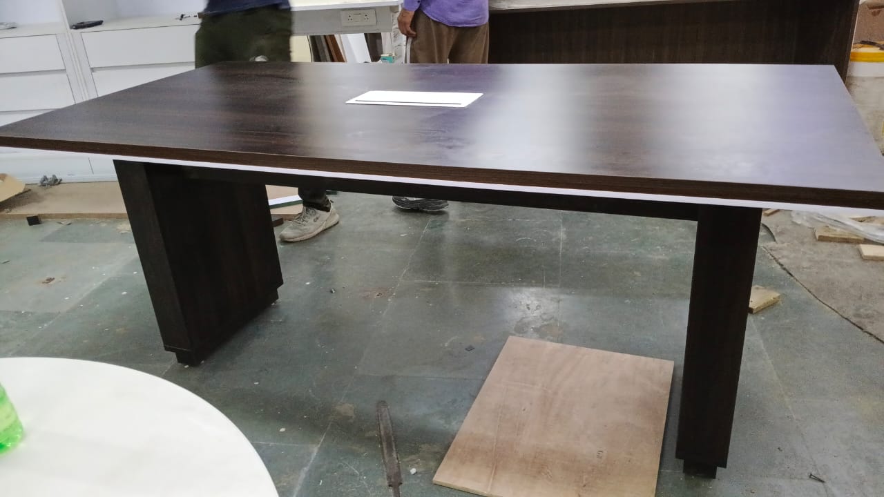 Conference Table for Office Furniture Premium High Quality & Best Design Made in Particle Board/ MDF/Plywood with Wire Manager and Meeting Table