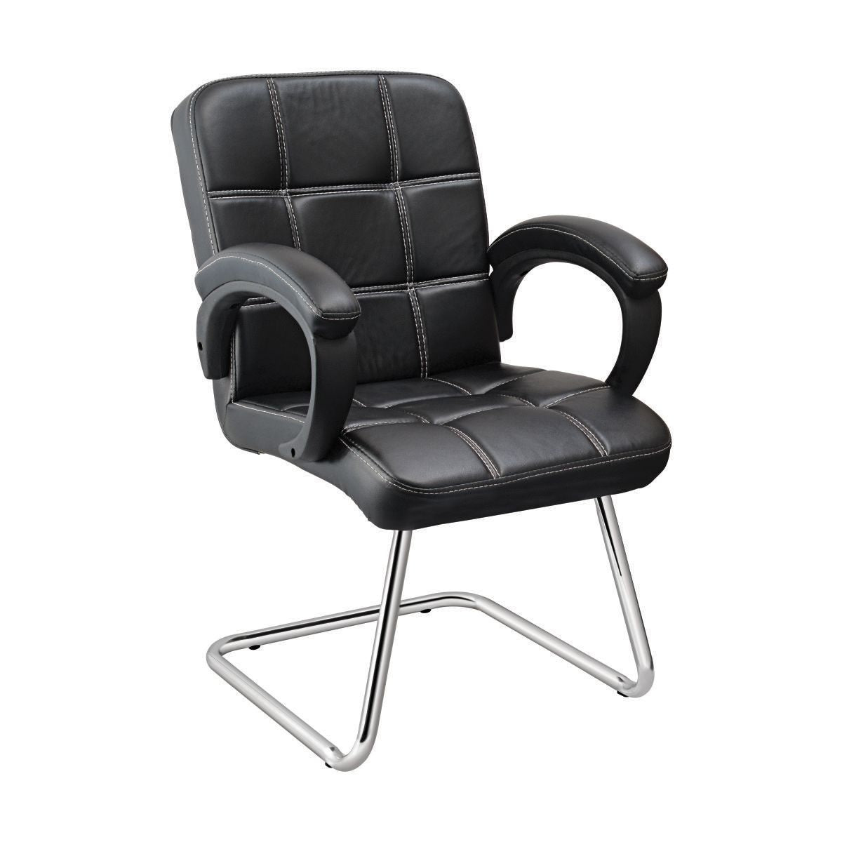 Premium Leatherette Upholstered Office Chair – Perfect for Waiting & Office Environment