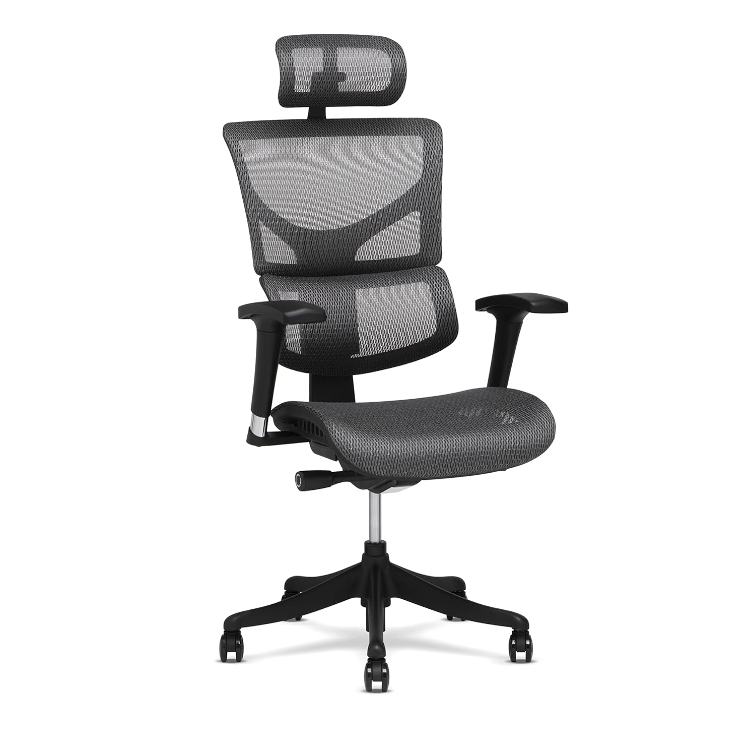 Ergonomic Mesh Office Chair with Adjustable Headrest, Lumbar Support & Breathable Seat – Stylish & Comfortable Seating Solution for office