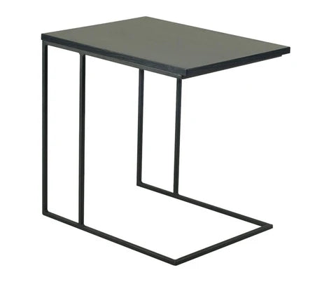 মেটাল লেগ বেস সহ প্রি-ল্যামিনেট সাইড টেবিল