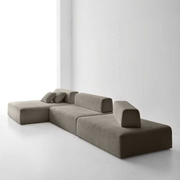 L-Seater Sofa for Home Use with Velvet Upholstery, High-Quality Fabric, and Solid Premium Wood – A Perfect Blend of Comfort and Premium Design.