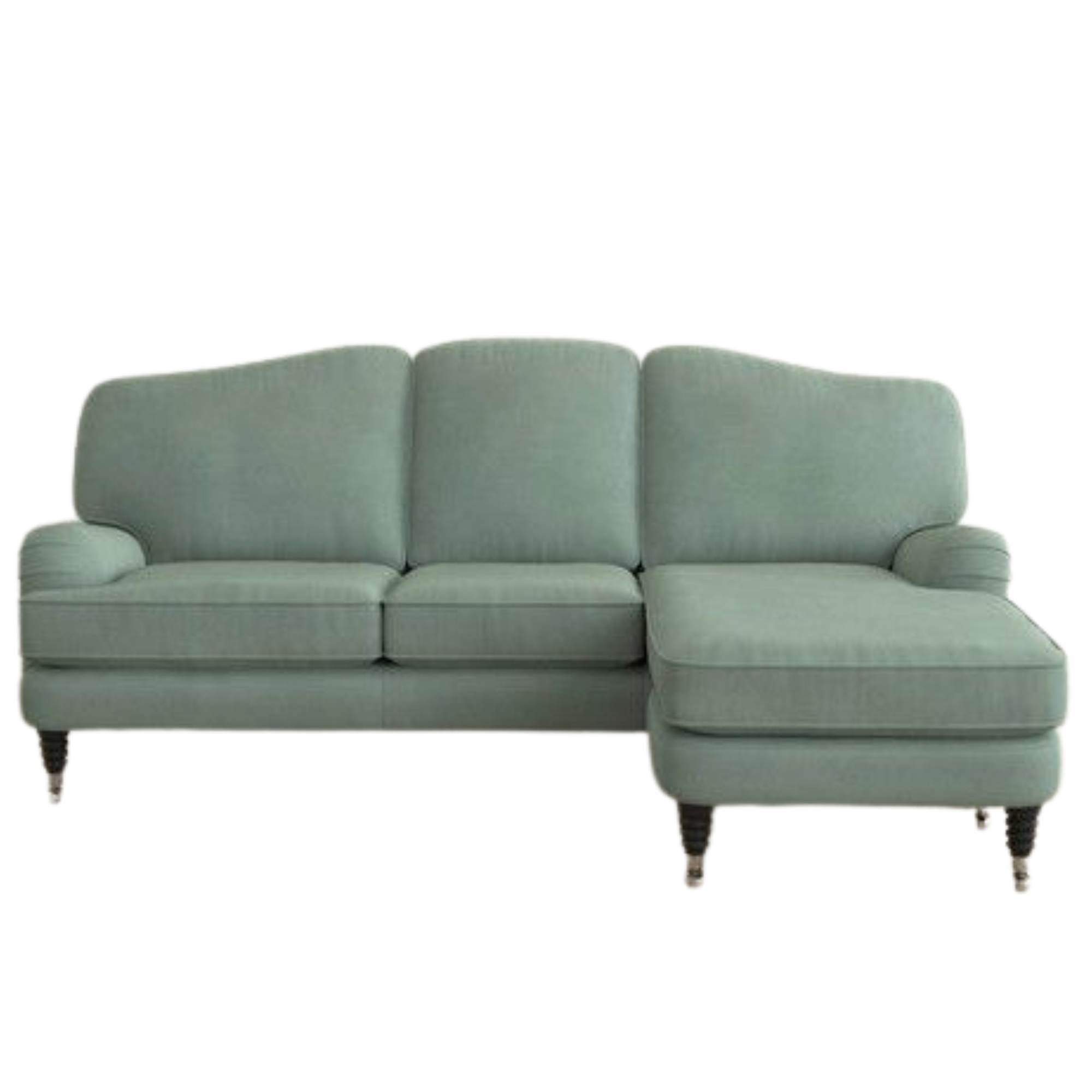 3 Seater L Shape sofa Modern Design and fabric Durable and Comfortable Padded Perfect for living Room, Office -Grey