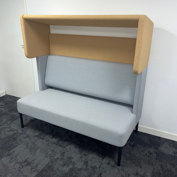 2 Seater Office Sofa for Office Environment and Modern Sofa with High Back and Premium Upholstery