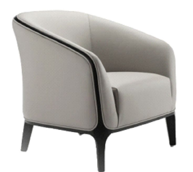 3-Seater Handcraftted Luxury Sofa for Living Home with Fabric Upholstery and Premium Quality Wood Legs Base