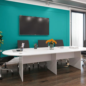 Conference and Meeting Table for Office Furniture and Perfect as a meeting table for offices, and collaborative workspaces.