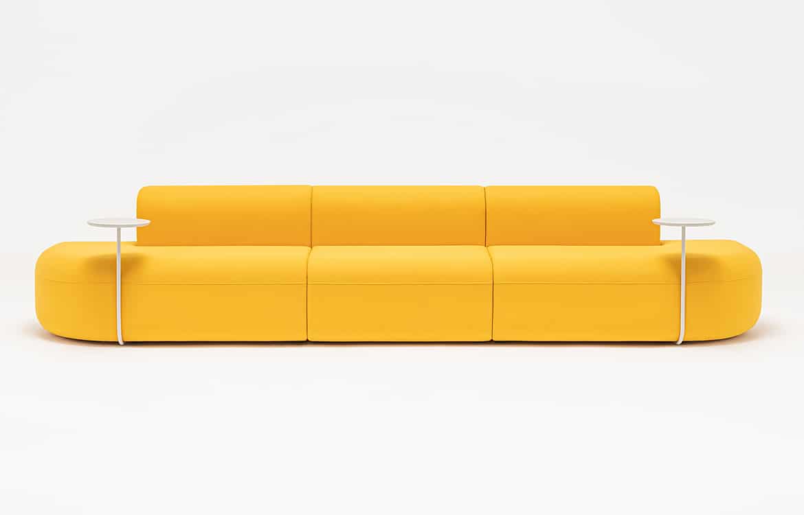 5-Seater Office Sofa with Modern Office Sofa with Stylish Design Fit for Office Work Area