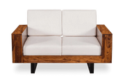 2 Seater Sofa For Home Furniture Upholstery Sued Elegant Fabric and High- Density Foam and Durable Quality Wooden and Modern Comfortable for Living Hall Room