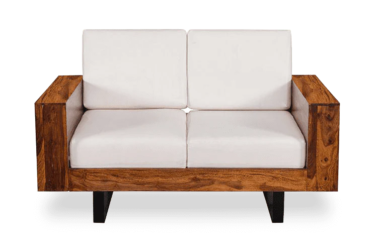 2 Seater Sofa For Home Furniture Upholstery Sued Elegant Fabric and High- Density Foam and Durable Quality Wooden and Modern Comfortable for Living Hall Room