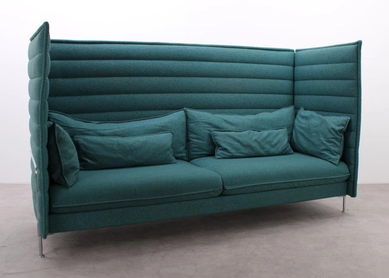 3 Seater Office Sofa for Office Environment and Corporate Sofa Contemporary Comfort with Durable Structure.