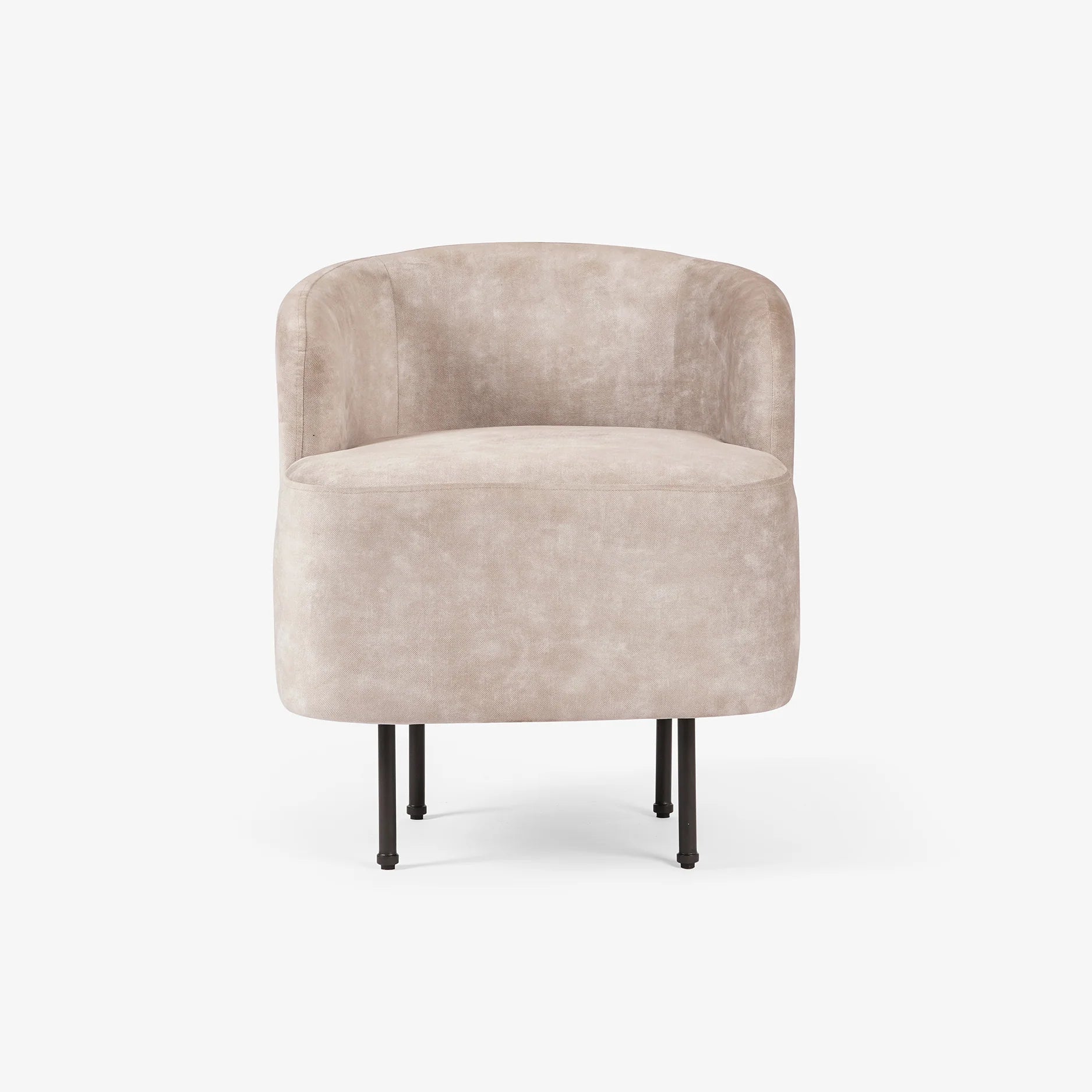 বাসার আসবাবের জন্য কাঠের লাউঞ্জ চেয়ার আধুনিক ও টেকসই ডিজাইনের আর্মচেয়ার আপহোলস্ট্রি ফ্যাব্রিক লিভিং রুম এবং অফিসের জন্য আরামদায়ক আসন - ক্রিম