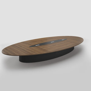 Conference and Meeting Table for Office Furniture with Premium Surface Finish and Sleek Edges for Presentation