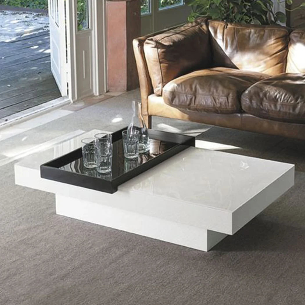 Center Table Featuring Unique Base Design and Elegant Finish, Perfect for High-End Living Room Setup