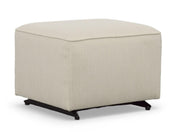 Ottoman For Home Furniture Modern Design Upholstery Fabric Foot Rest for Office for living Room, Bedroom - Off White
