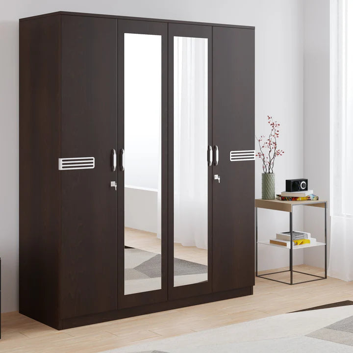 3 Door Compact Wardrobe with 2 Drawer - Modern Design with Clothes Rail and Shelf Units