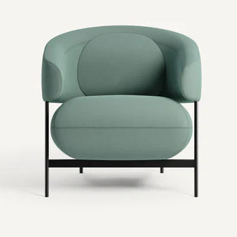 Lounge Chair Sofa For Home Furniture upholstered in Velvet Arm Chair Modern and durable For Living Room or Bedroom - Blue