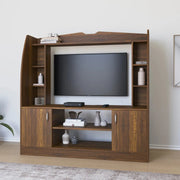 Wooden TV Wall Cabinet with Stylish finish, and Floating Design Perfect for Modern Home Interiors