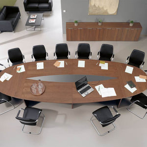 Conference Table for Oval Shape Office Furniture Premium High Quality & Best Design Made in Particle Board/ MDF/Plywood with Meeting Table